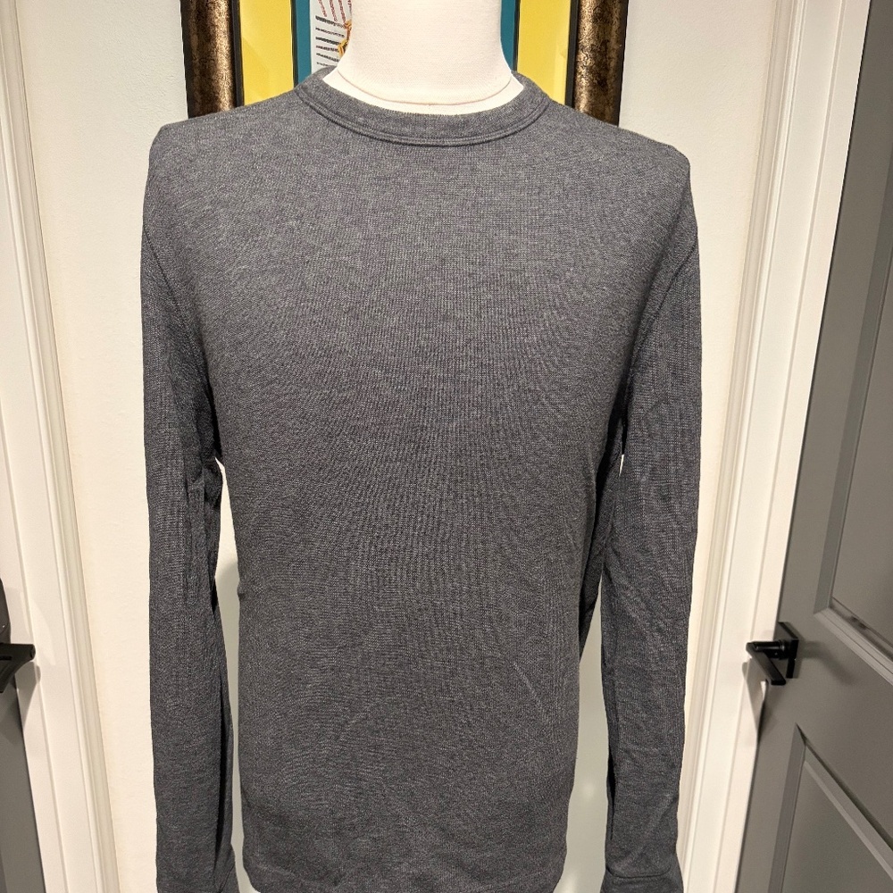 Banana Republic Mens Sweater/Sweatshirt Charcoal Grey Size L - Mint Condition